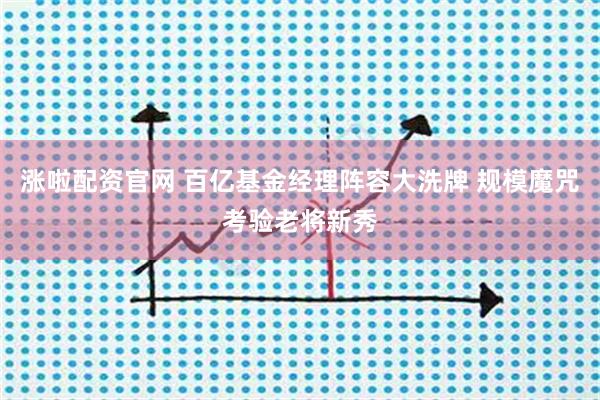 涨啦配资官网 百亿基金经理阵容大洗牌 规模魔咒考验老将新秀